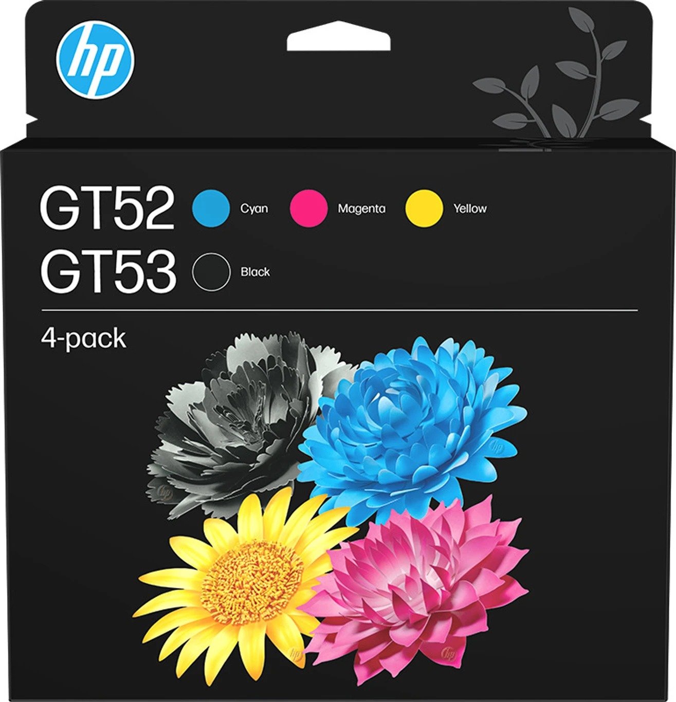 HP GT52 / GT53 Ink Cartridges (4-pack)